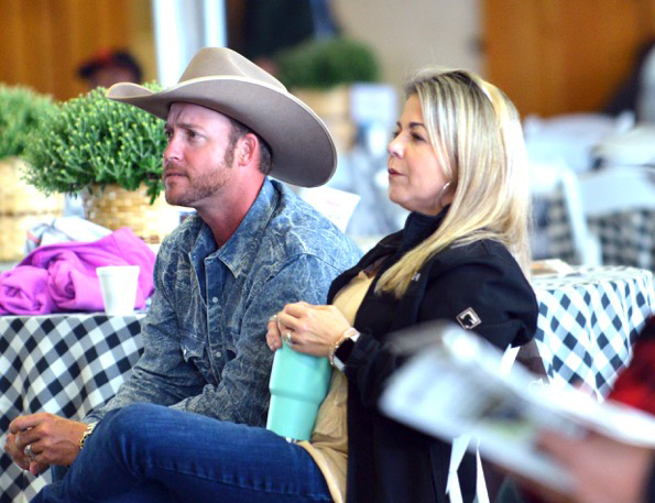 Mike and Kara Sanders of Florida were among the volume buyers of the TruVigor™ Half-Bloods bulls at the Town Creek Farm Sale.